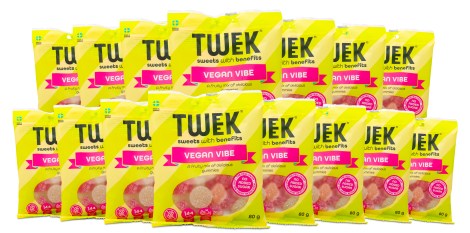 Pienoiskuva Tweek Gummies Vegan, 15-pack, Vegan Vibes