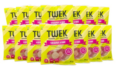 Pienoiskuva Tweek Gummies Vegan, 14 pakkaus, Vegan Vibes