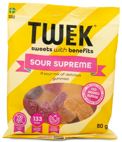 Pienoiskuva Tweek Jellies, 80 g, Sour Supreme