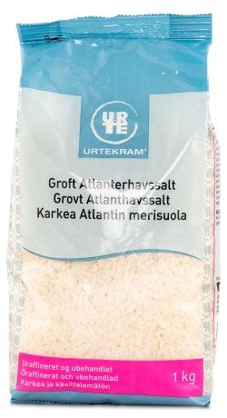 Urtekram Karkea merisuola Atlantilta - Urtekram