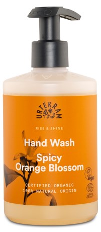 Urtekram Rise & Shine Spicy Orange Blossom Hand Wash liquid, Kauneudenhoito - Urtekram Nordic Beauty