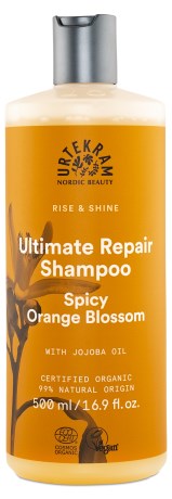 Rise & Shine Spicy Orange Blossom-shampoo, Kauneudenhoito - Urtekram Nordic Beauty