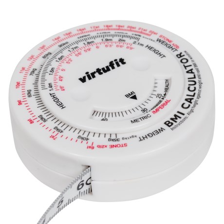 Virtufit Measuring Tape with BMI Calculator , Terveys & Hyvinvointi - Virtufit