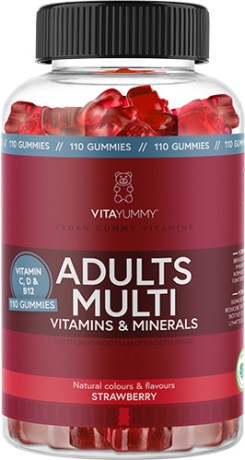 Pienoiskuva VitaYummy Adults Multi, Mansikka, 110 Gummies