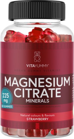 Pienoiskuva VitaYummy Magnesium Citrate, Mansikka, 60 Gummies