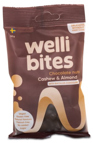 Wellibites Chocolate Nuts, Elintarvikkeet - Wellibites