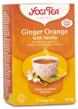 Yogi Tea Ginger Orange, Elintarvikkeet - Yogi