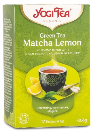 Yogi Tea Green Tea Matcha Lemon, Elintarvikkeet - Yogi