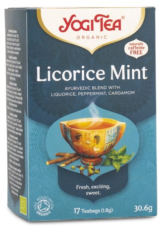 Pienoiskuva Yogi Tea Licorice Mint, 17 pussia