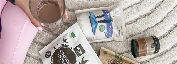 Rauhoittava ashwagandhajuoma x Susanna Juntunen