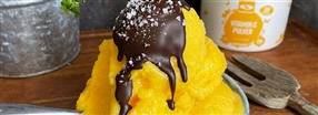Appelsiinisorbetti C-vitamiinilla