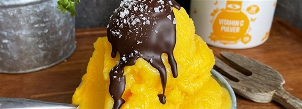 Appelsiinisorbetti C-vitamiinilla