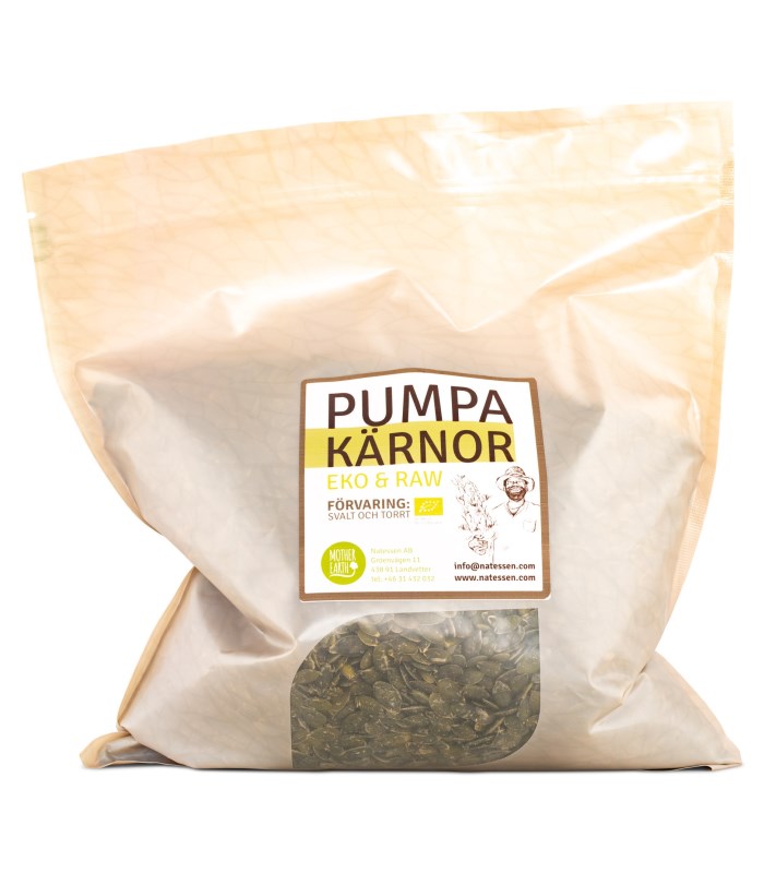 Pienoiskuva Mother Earth Kurpitsansiemenet, EKO - kopia, 500 g