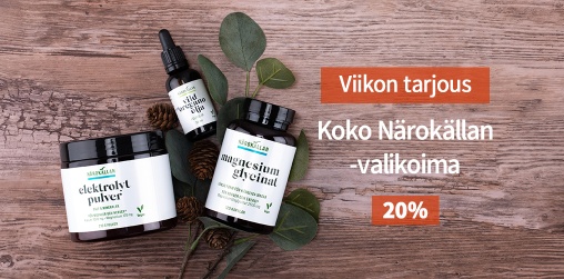 Viikon tarjous | Kaikki Nrokllan-tuotteet 20%