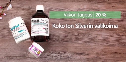 Viikon tarjous! Koko Ion Silverin valikoima 20 %