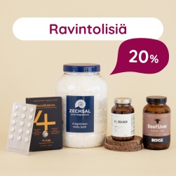 Ravintolisi� 20 %