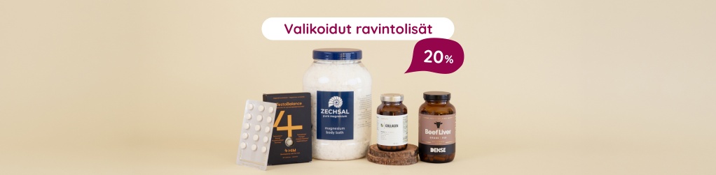 Valikoidut ravintolis�t 20 %
