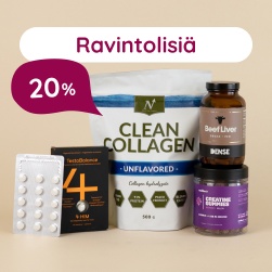Ravintolisi� jopa 20 %