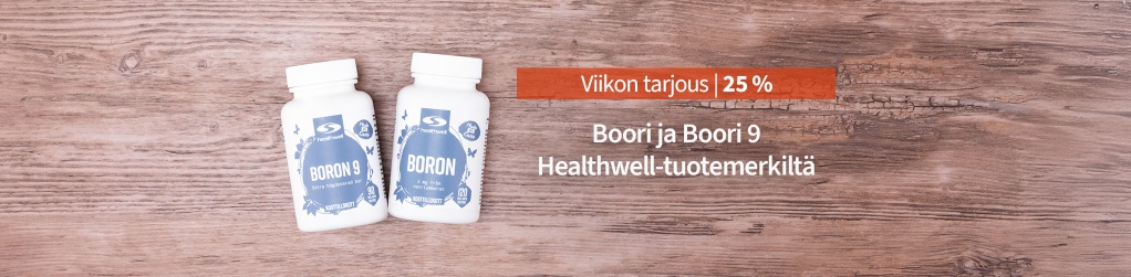 Viikon tarjous: Healthwell Boori ja Boori 9 25 %