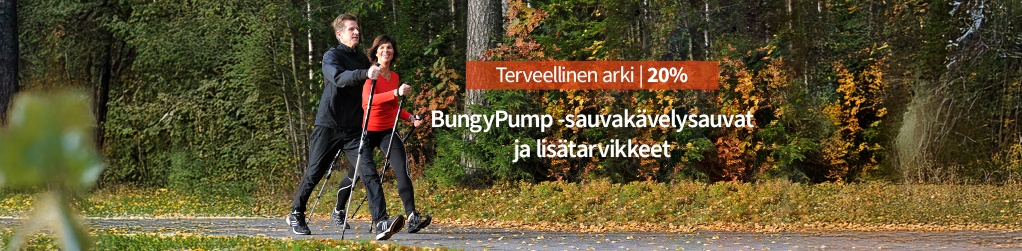 Koko BungyPump valikoima 20 %