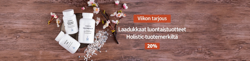 Viikon tarjous | Holistic-tuotteet 20 %