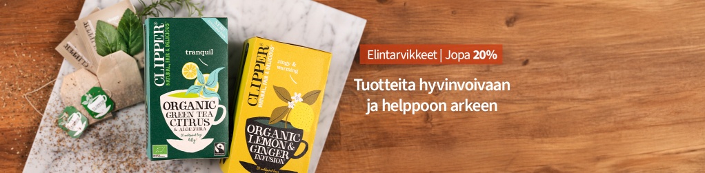 Valitut elintarvikkeet jopa 20%