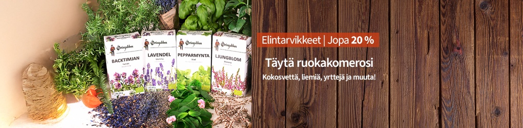 Valitut elintarvikkeet 20%