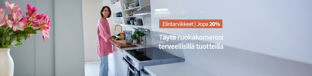 Laadukkaat elintarvikkeet jopa 20 %