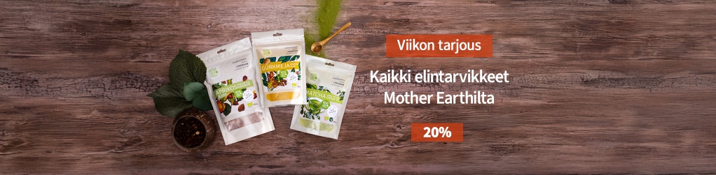 Viikon diili! Mother Earth 20%