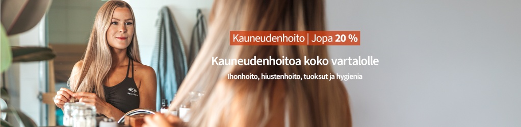 Kauneudenhoito jopa 20%