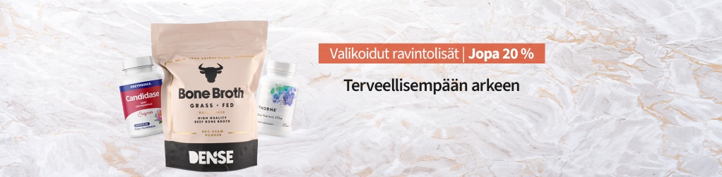 Luontaisia ravintolisi jopa 20 %