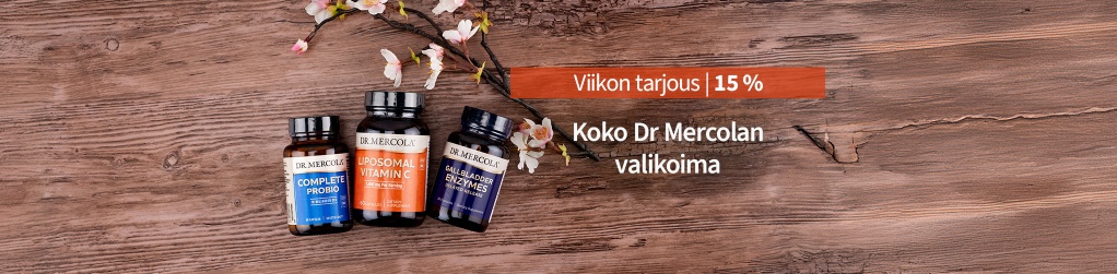 Viikon tarjous: Dr Mercola 15 %