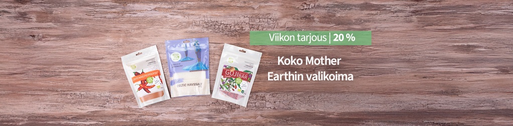 Viikon tarjous: Mother Earth 20 %