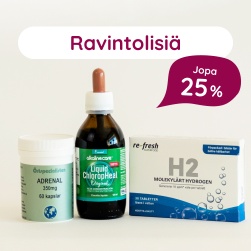 Ravintolisi� jopa 25 %