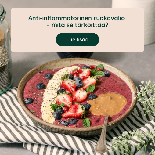 Artikkeli: Anti-inflammatorinen ruokavalio � mit� se tarkoittaa?
