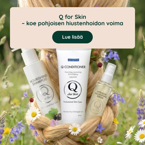 Artikkeli: Q for Skin � koe pohjoisen hiustenhoidon voima