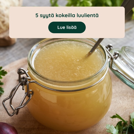 5 syyt� kokeilla luulient�, lue lis��.