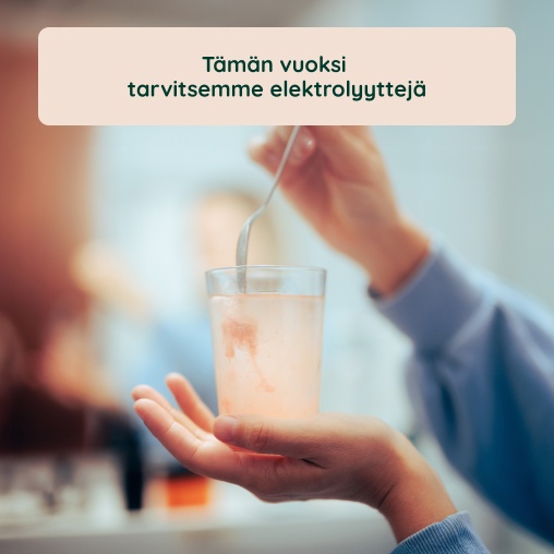 Artikkeli: T�m�n vuoksi tarvitsemme elektrolyyttej�