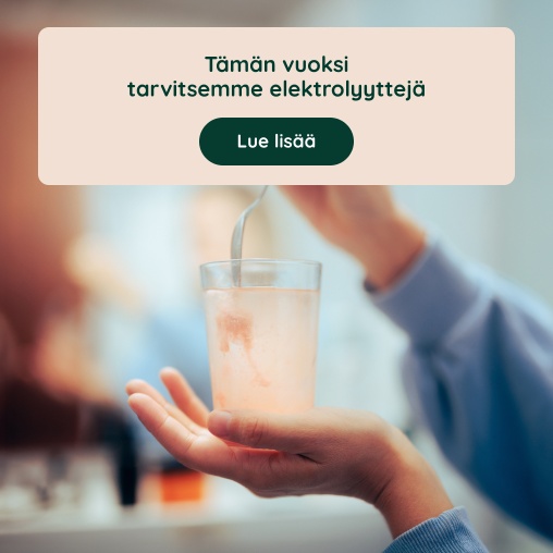 Artikkeli: T�m�n vuoksi tarvitsemme elektrolyyttej�