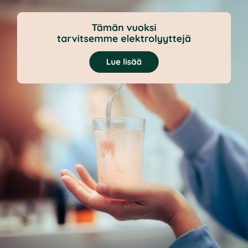Artikkeli: T�m�n vuoksi tarvitsemme elektrolyyttj�