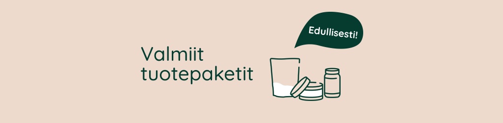 Edulliset tuotepaketit Healthwell ja Healhtwell PURE -tuotemerkeilt�