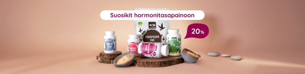 Suosikit hormonitasapainoon 20%