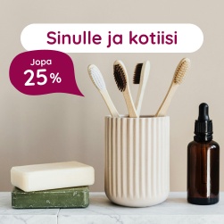 Sinulle ja kotiisi jopa 25 %