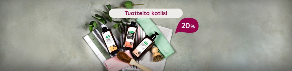 Tuotteita kotiisi 20 %