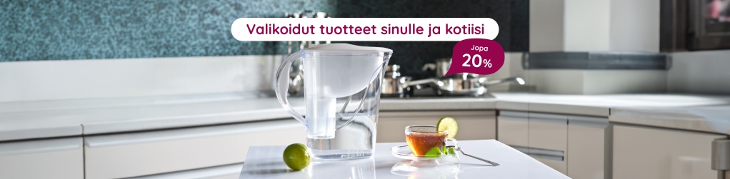 Valikoidut tuotteet sinulle ja kotiisi jopa 20 %