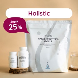 Holistic jopa 25 %