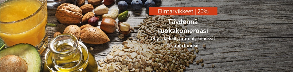 Elintarvikkeet jopa 20%