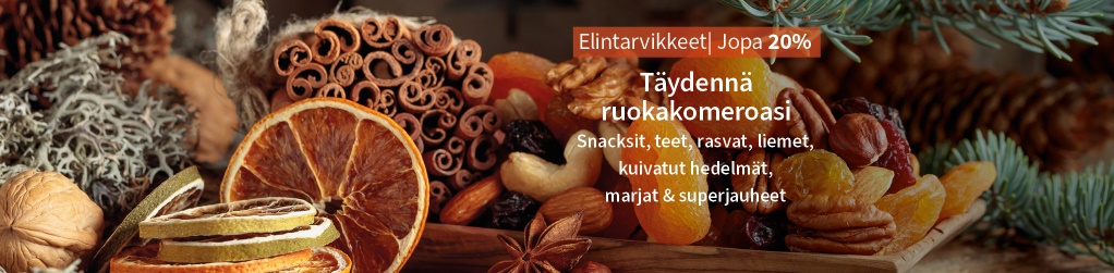 Valitut elintarvikkeet 20% 