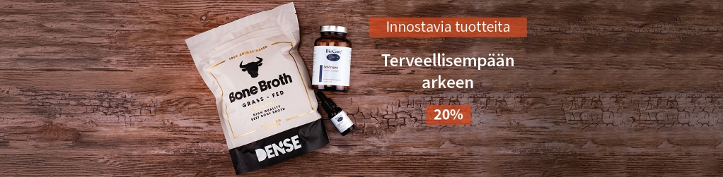 Laadukkaat lisravinteet kaikki 20 %