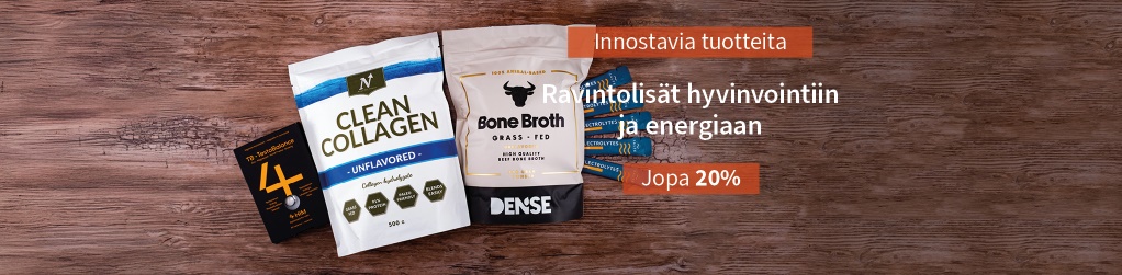 Laadukkaat lisravinteet jopa 20 %